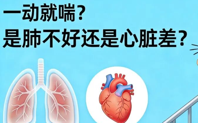 一动就喘？分清肺、心及其他原因，别再乱调理